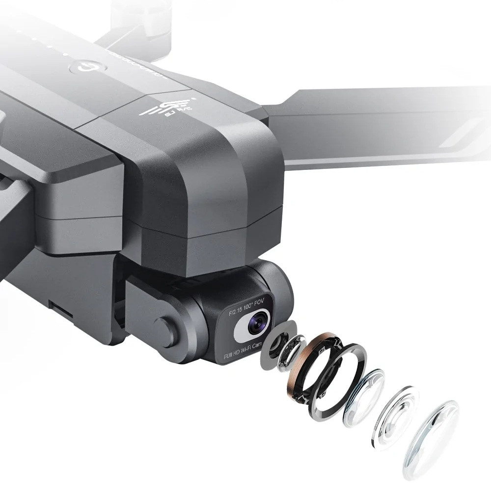 SJRC F11S PRO - дрон c 4K камерою, FPV, GPS, БК мотори, 3км, до 26 хв. з сумкою