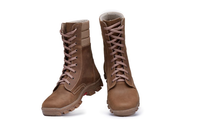 Берцы - ботинки тактические кожаные, легкие, демисезонные (WTBRTS001)